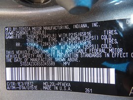 2005 Toyota Sienna LE Gray 3.3L AT 2WD #Z24678